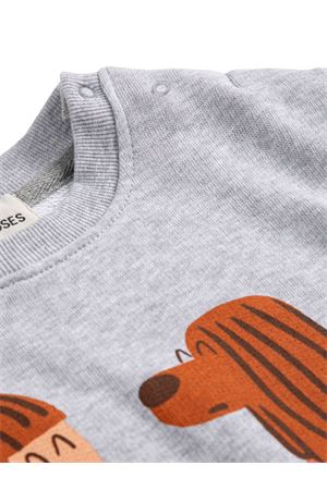 grey cotton sweatshirt BOBO CHOSES KIDS | B126AB030.